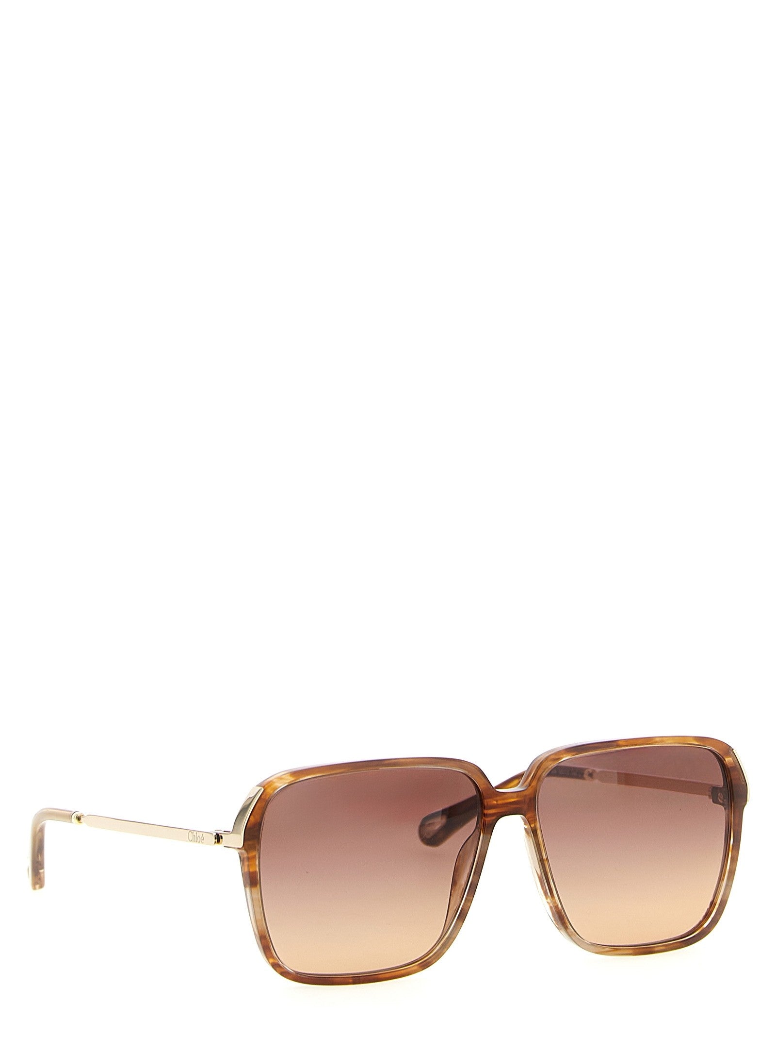 CHLOÉ - nan - Brown - Sunglasse