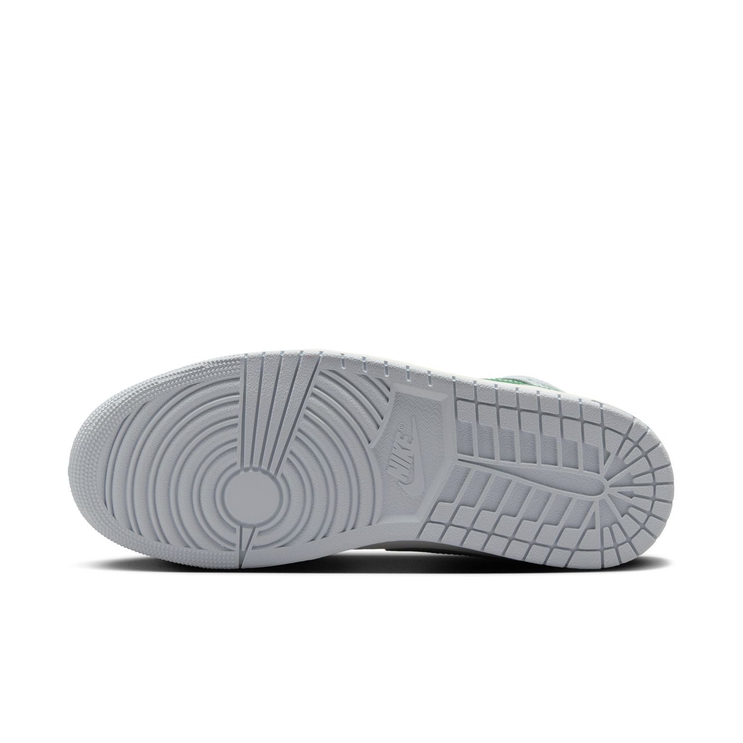 Air Jordan 1 Mid White Pure Platinum Pine Green (GS)
