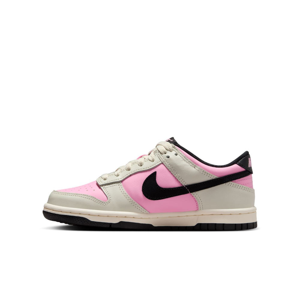Nike Dunk Low Pink Rise Light Orewood Brown Pale Ivory Black (GS)