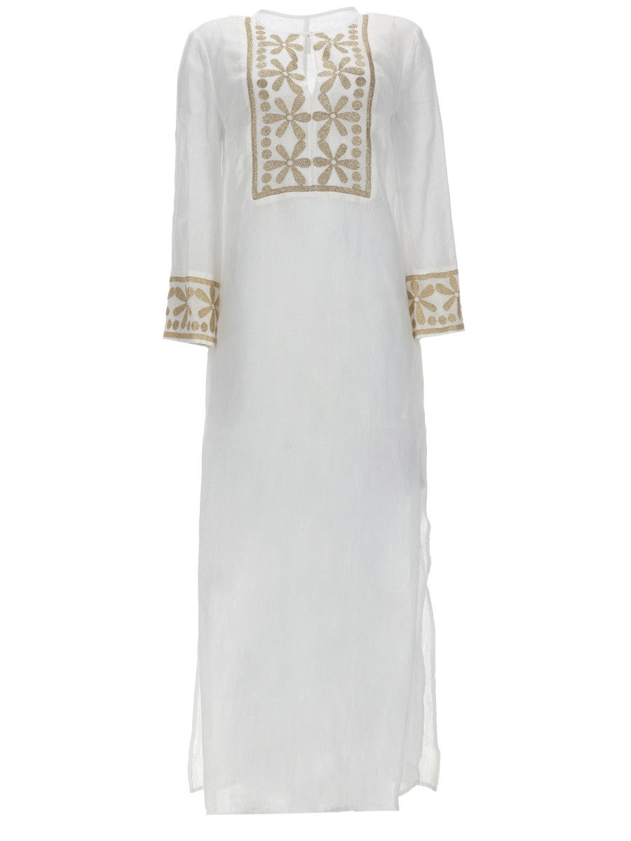 120% LINO - Woman - White - Dress