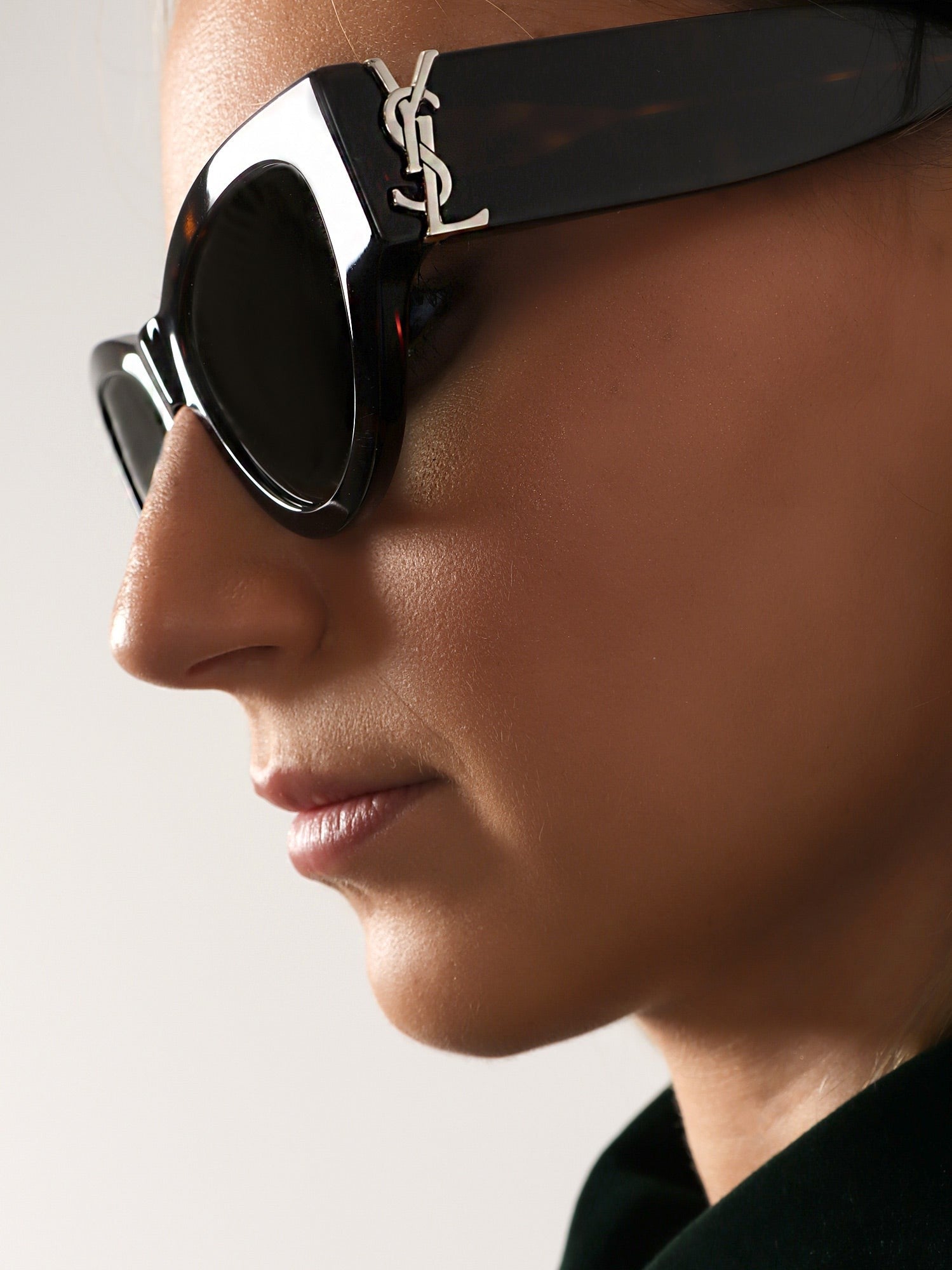 Saint Laurent - Woman - Dk Hav Dk Hav Green - Sunglasses