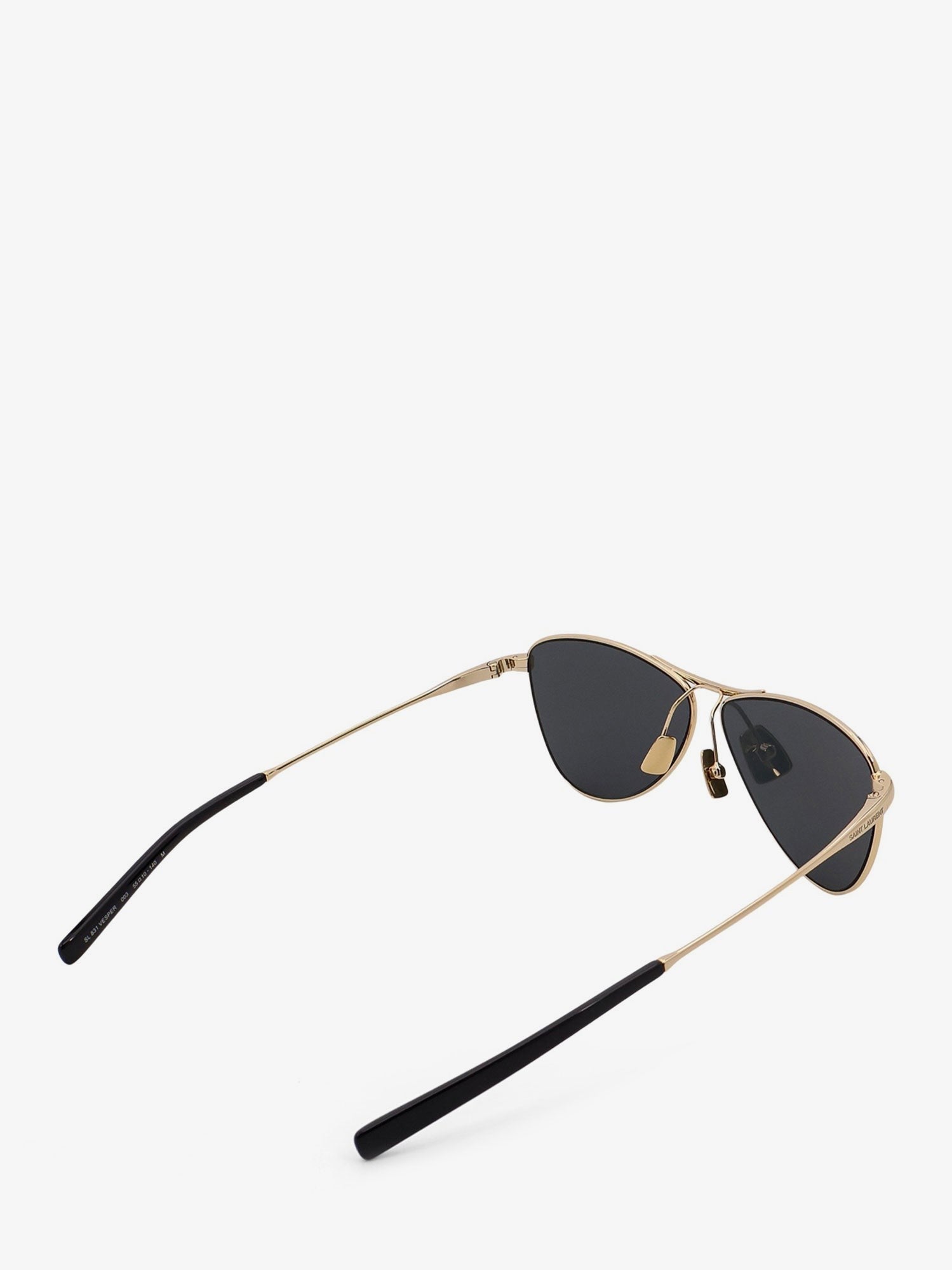 Saint Laurent - Woman - Gold Gold Black - Sunglasses