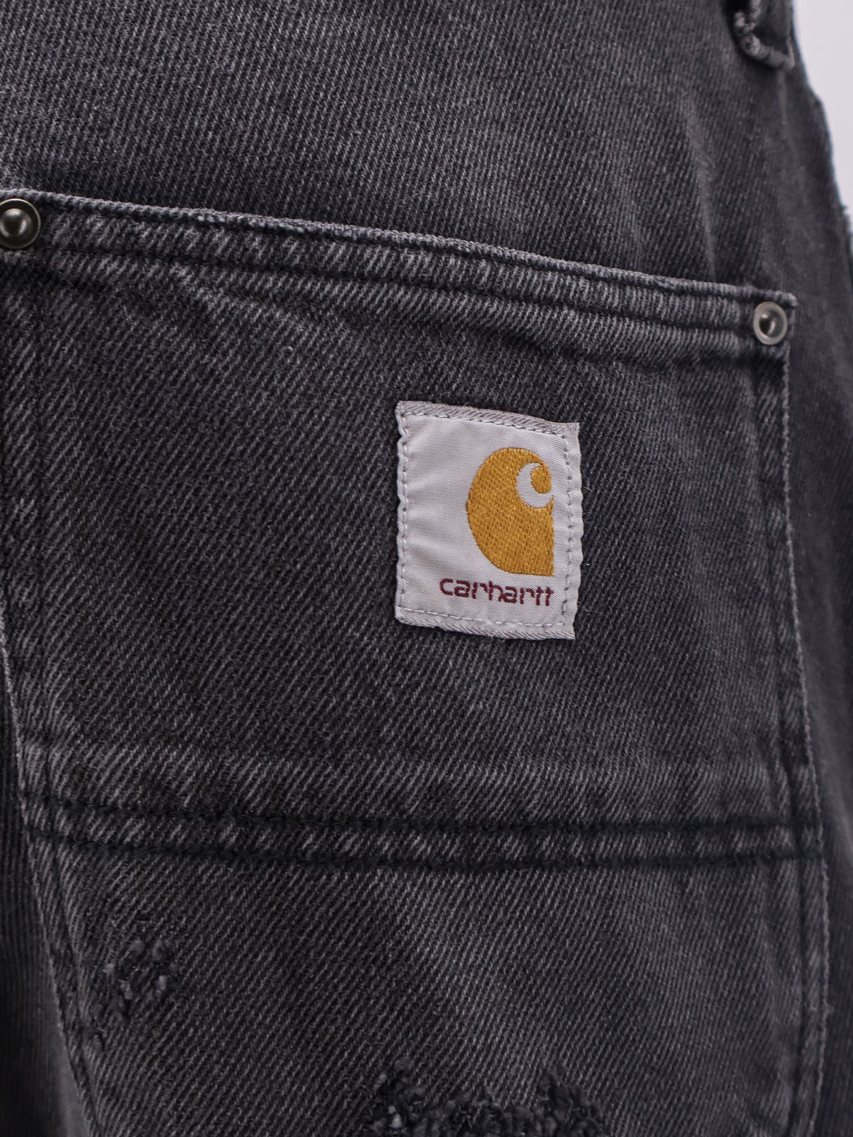 Carhartt Wip - Man - Black Grind Wash - Shorts