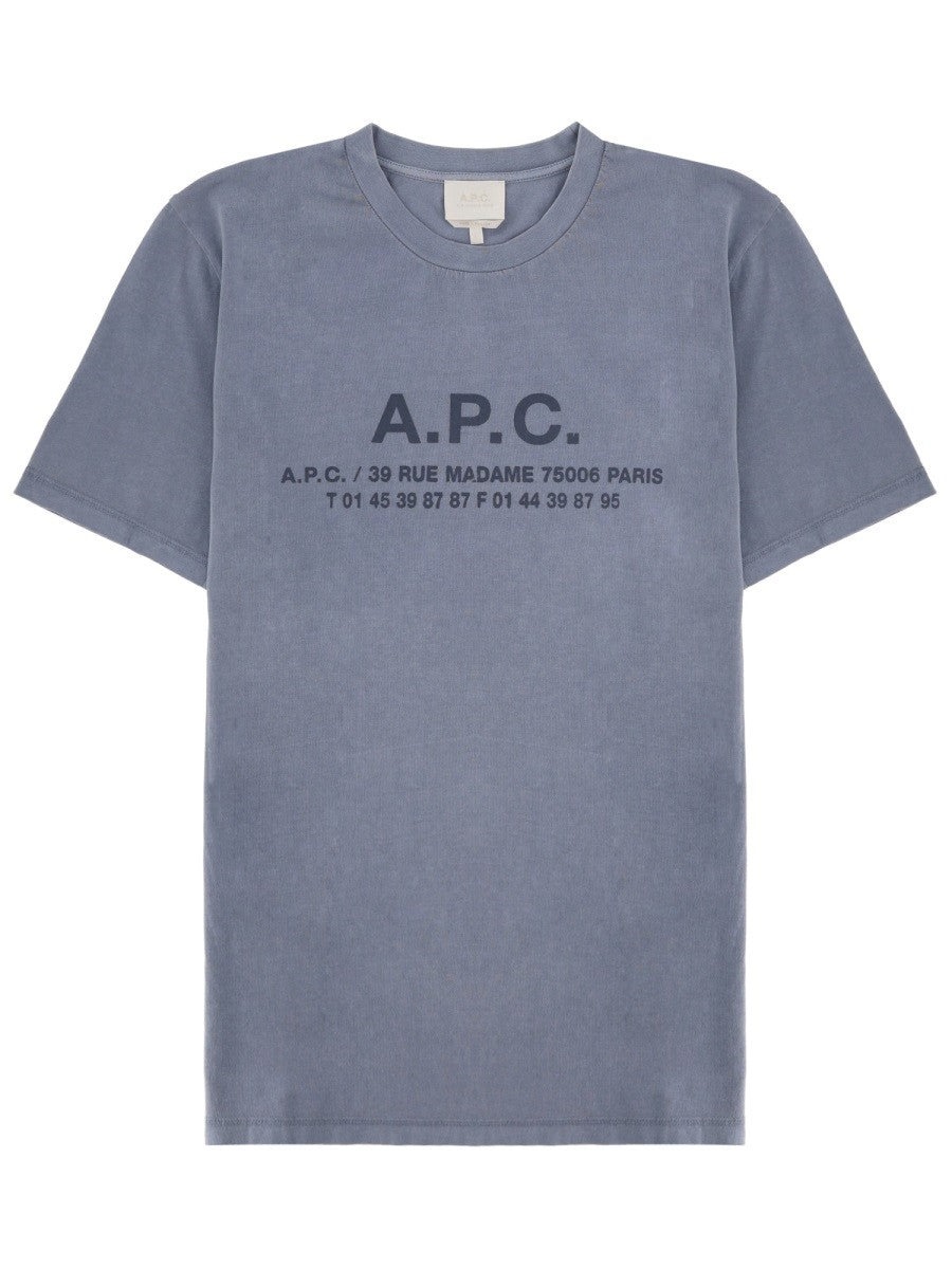 A.P.C. - Man - Blue - T-shirt