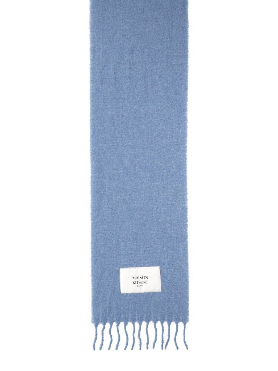 Maison Kitsune - Woman - Blue - Scarf