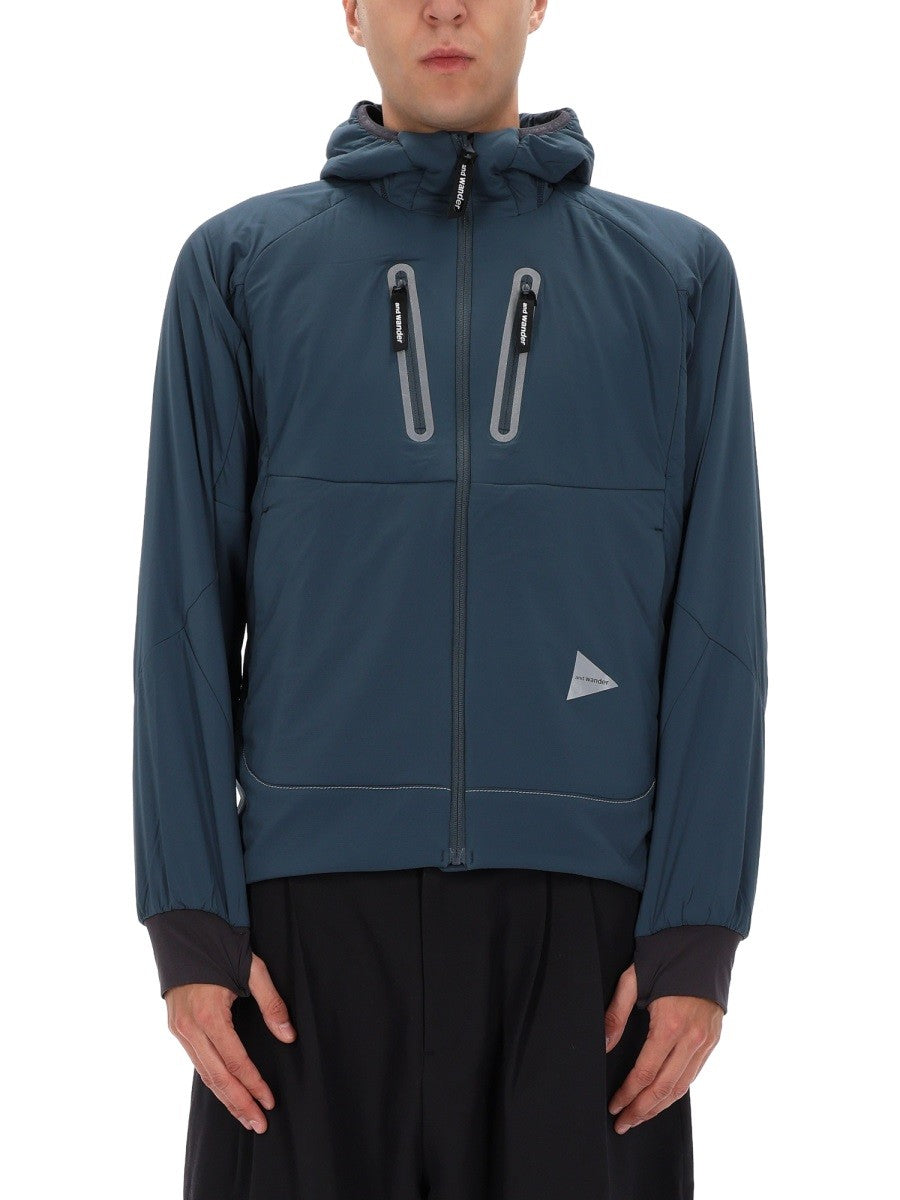 AND WANDER - Man - Blue - Blazer
