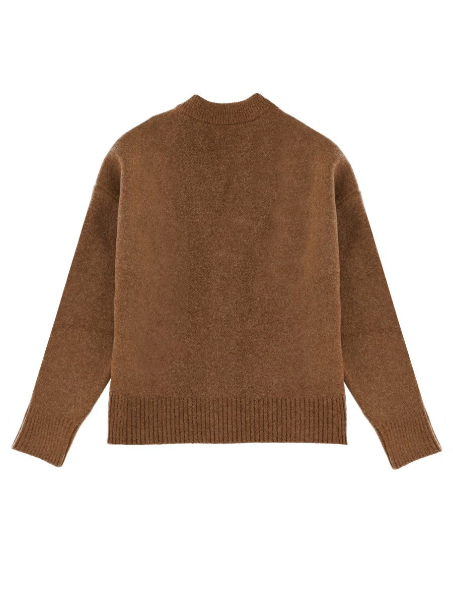 AMI PARIS - Unisex - Brown - Sweater