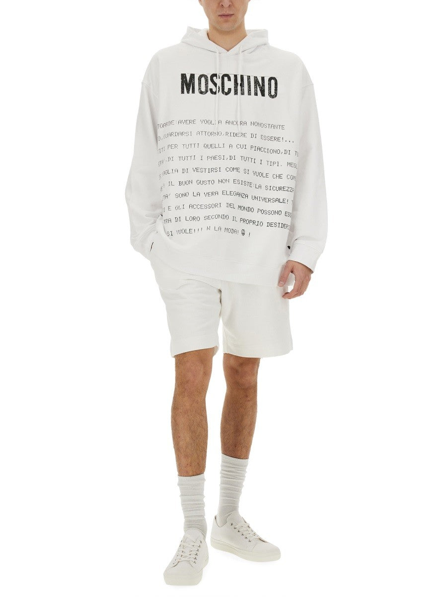 Moschino - Man - White - Sweatshirt