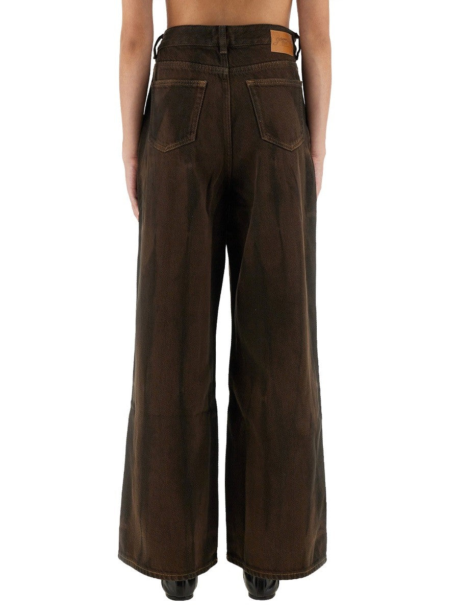 GANNI - Woman - Brown - Jeans