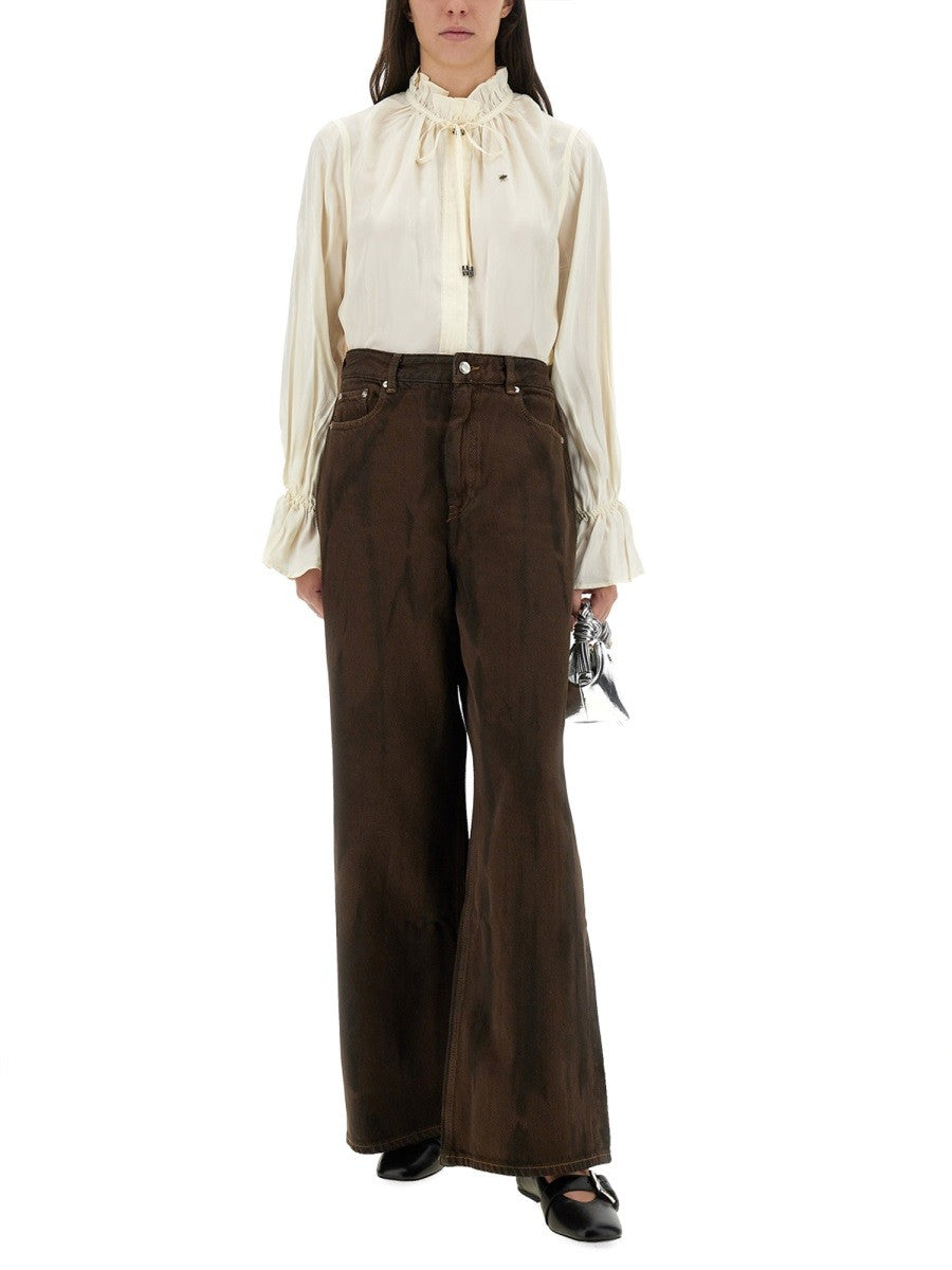 GANNI - Woman - Brown - Jeans