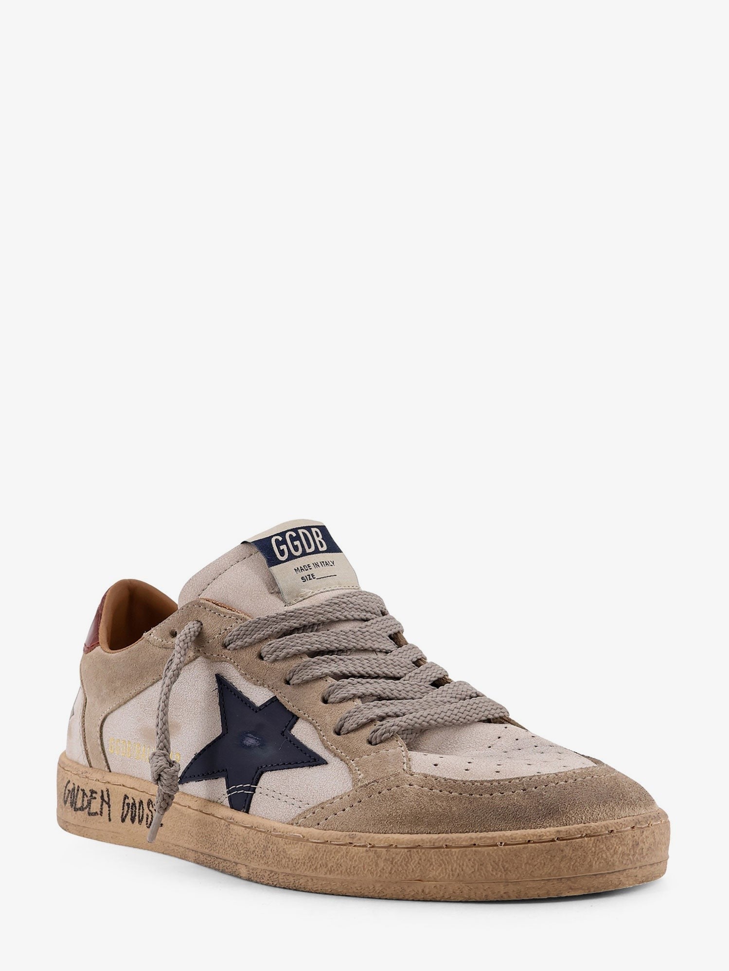 Golden Goose Deluxe Brand - Man - White Beige Ink Blue Brown - Sneaker