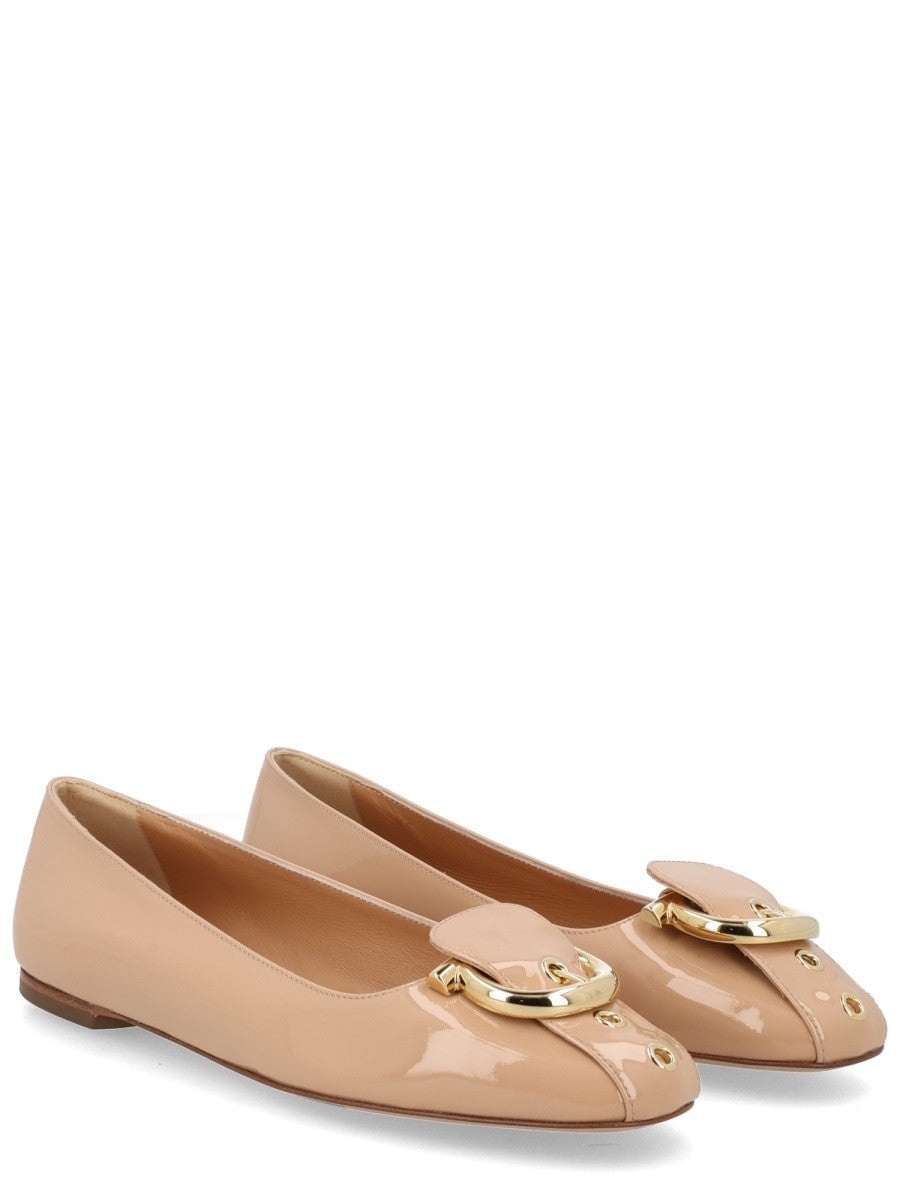 Ferragamo - Woman - Beige - Flat