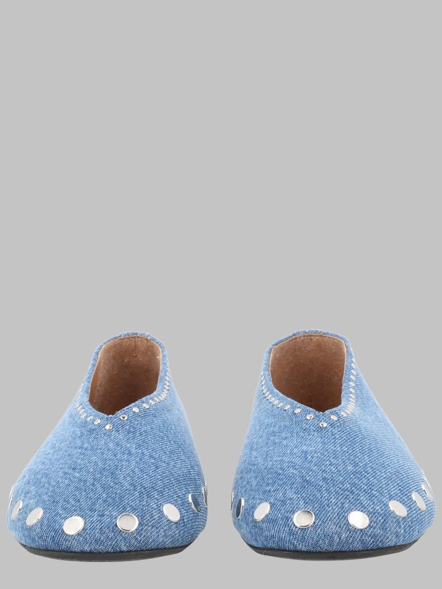 GANNI - Woman - Blue - Flat