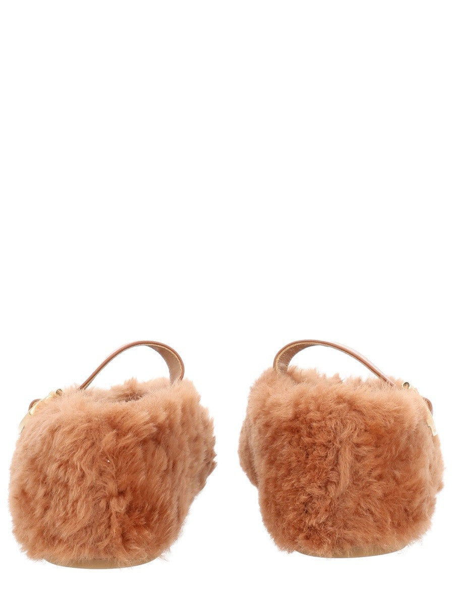 Ferragamo - Woman - Beige - Flat