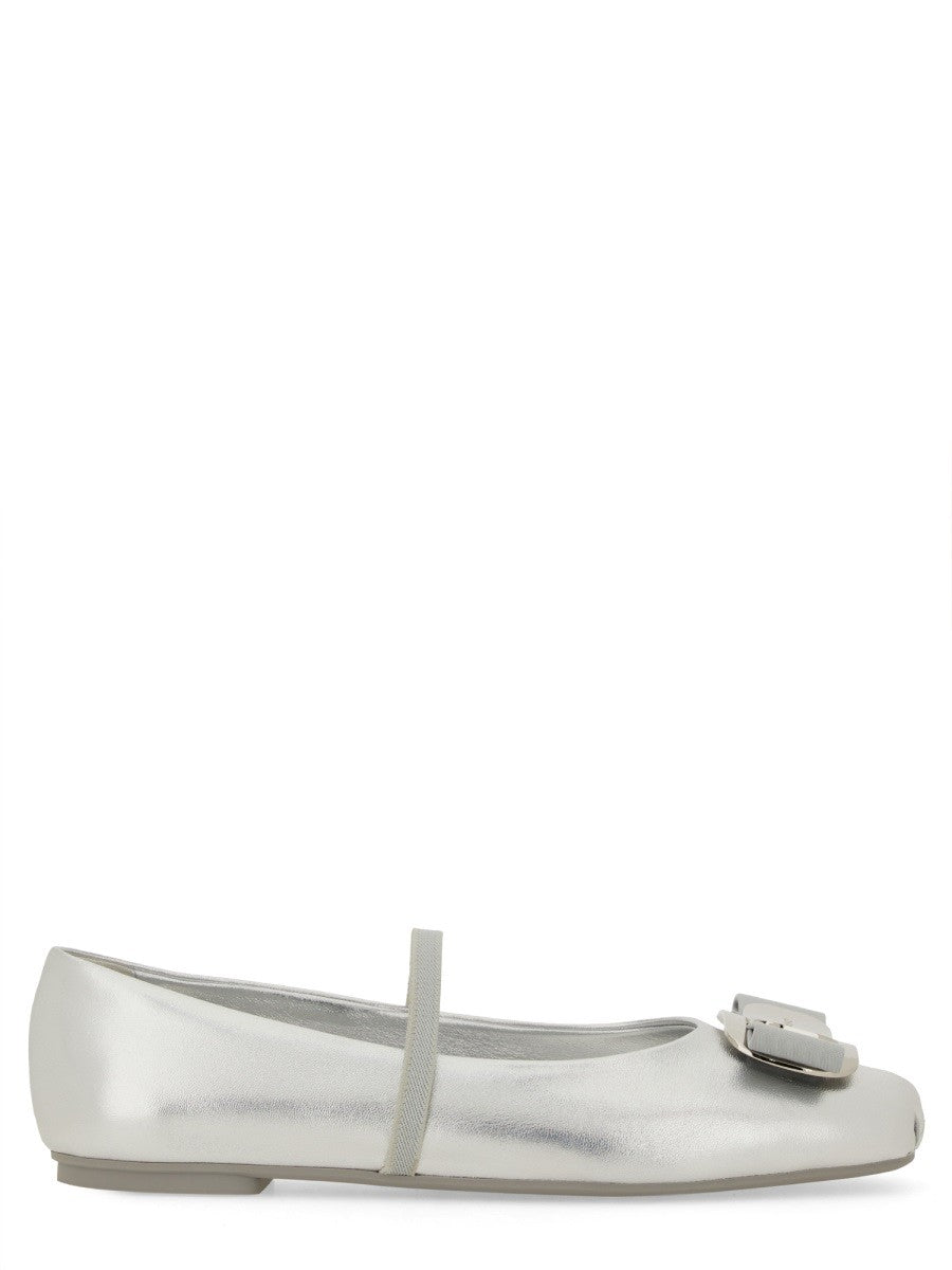 Ferragamo - Woman - Silver - Flat