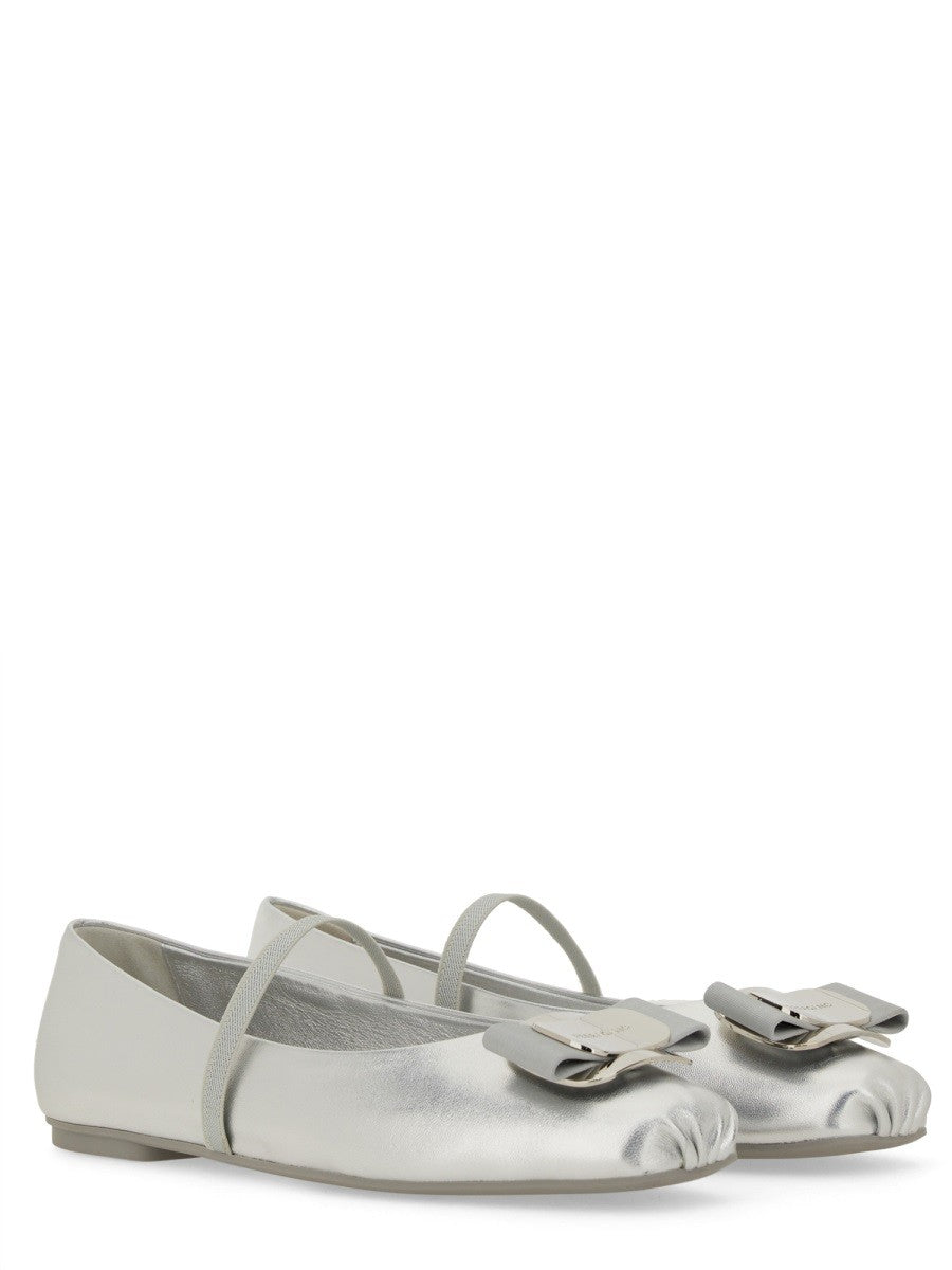 Ferragamo - Woman - Silver - Flat