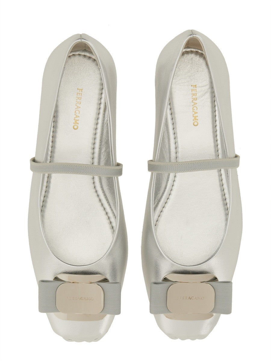 Ferragamo - Woman - Silver - Flat