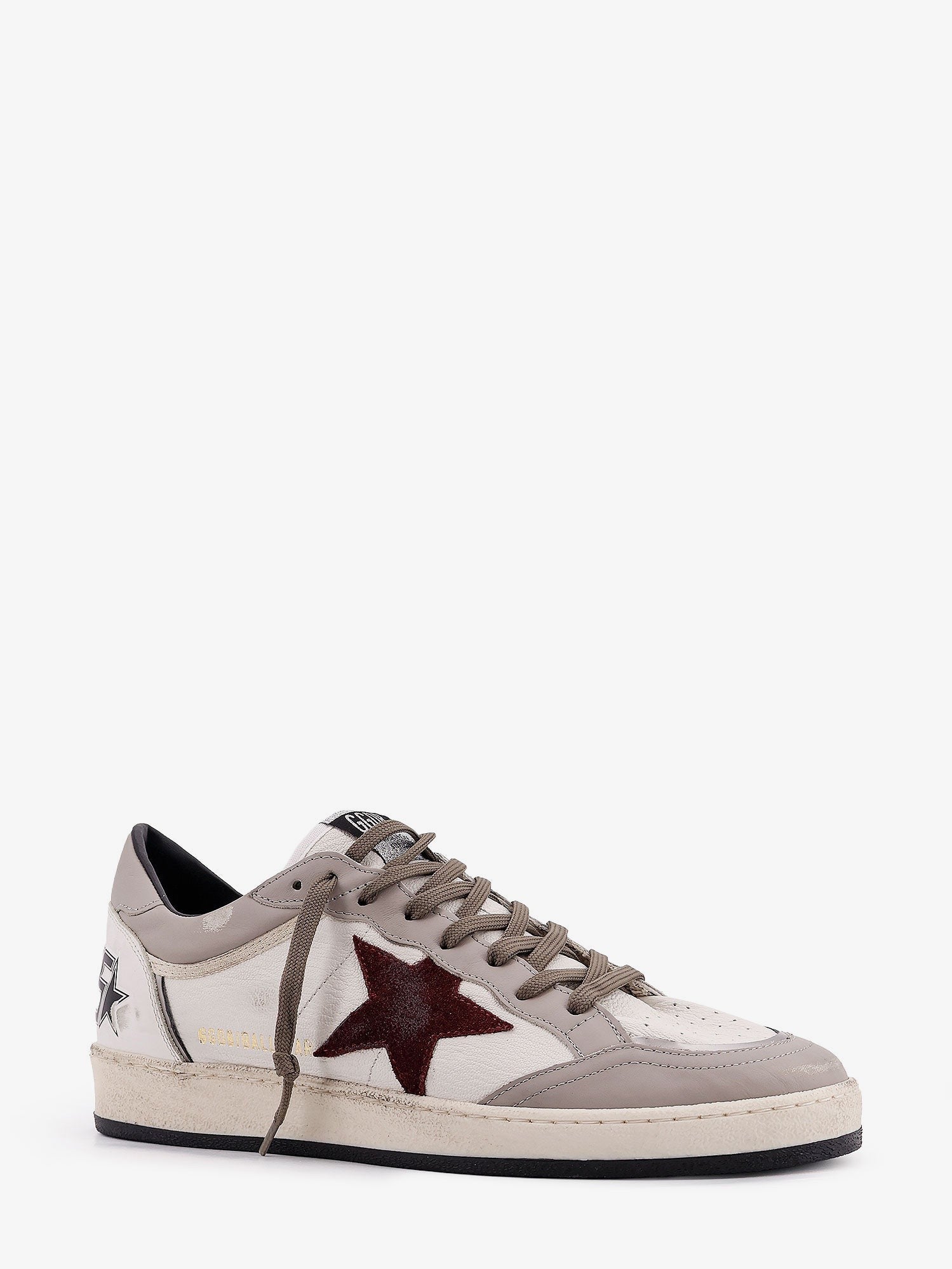 Golden Goose Deluxe Brand - Man - White Dove Bordeaux - Sneaker