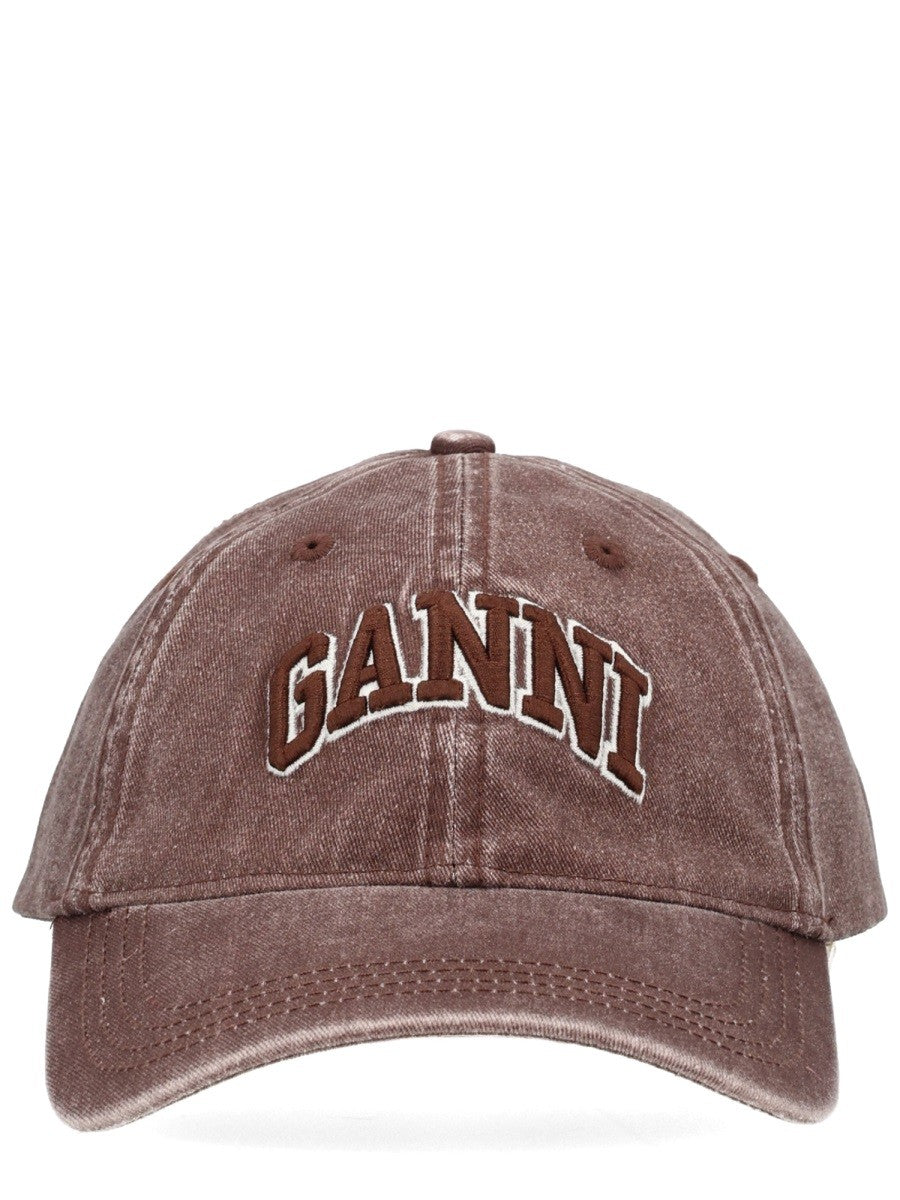 GANNI - Woman - Brown - Hat