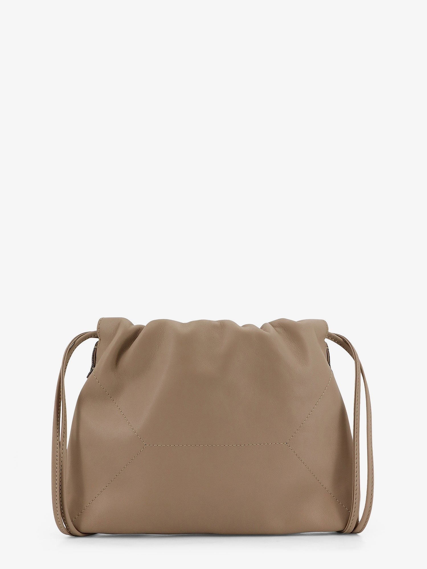 Brunello Cucinelli - Woman - Beige - Shoulder Bag