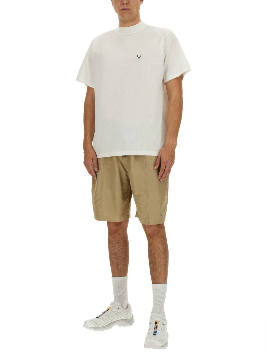 SOUTH2 WEST8 - Man - Beige - Shorts