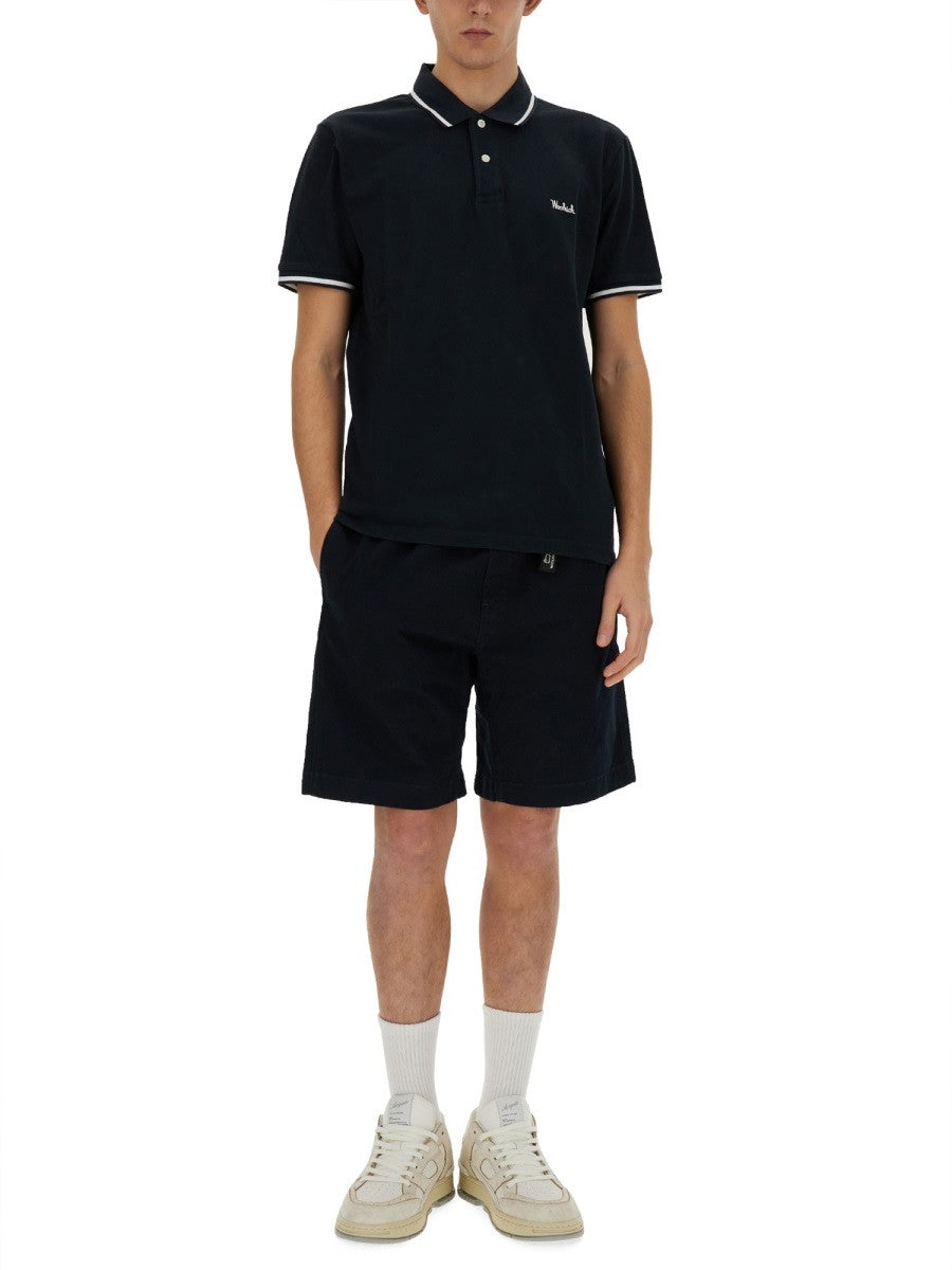 Woolrich - Man - Blue - Shorts