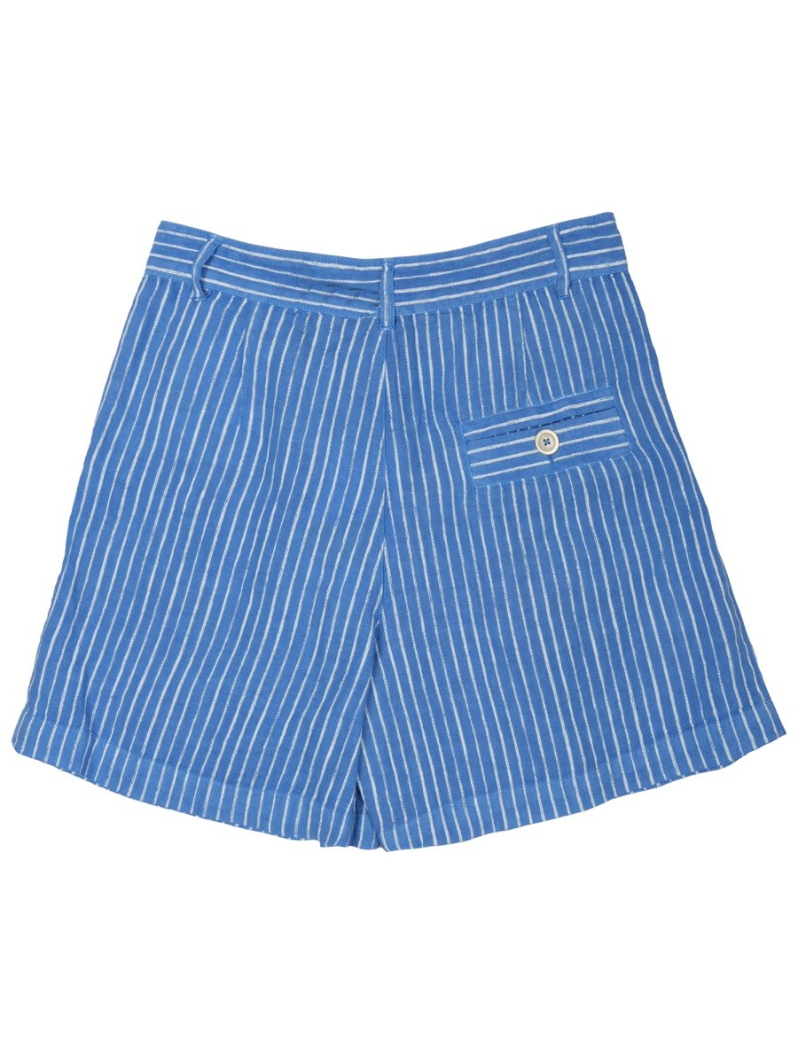 120% LINO - Woman - Blue - Shorts