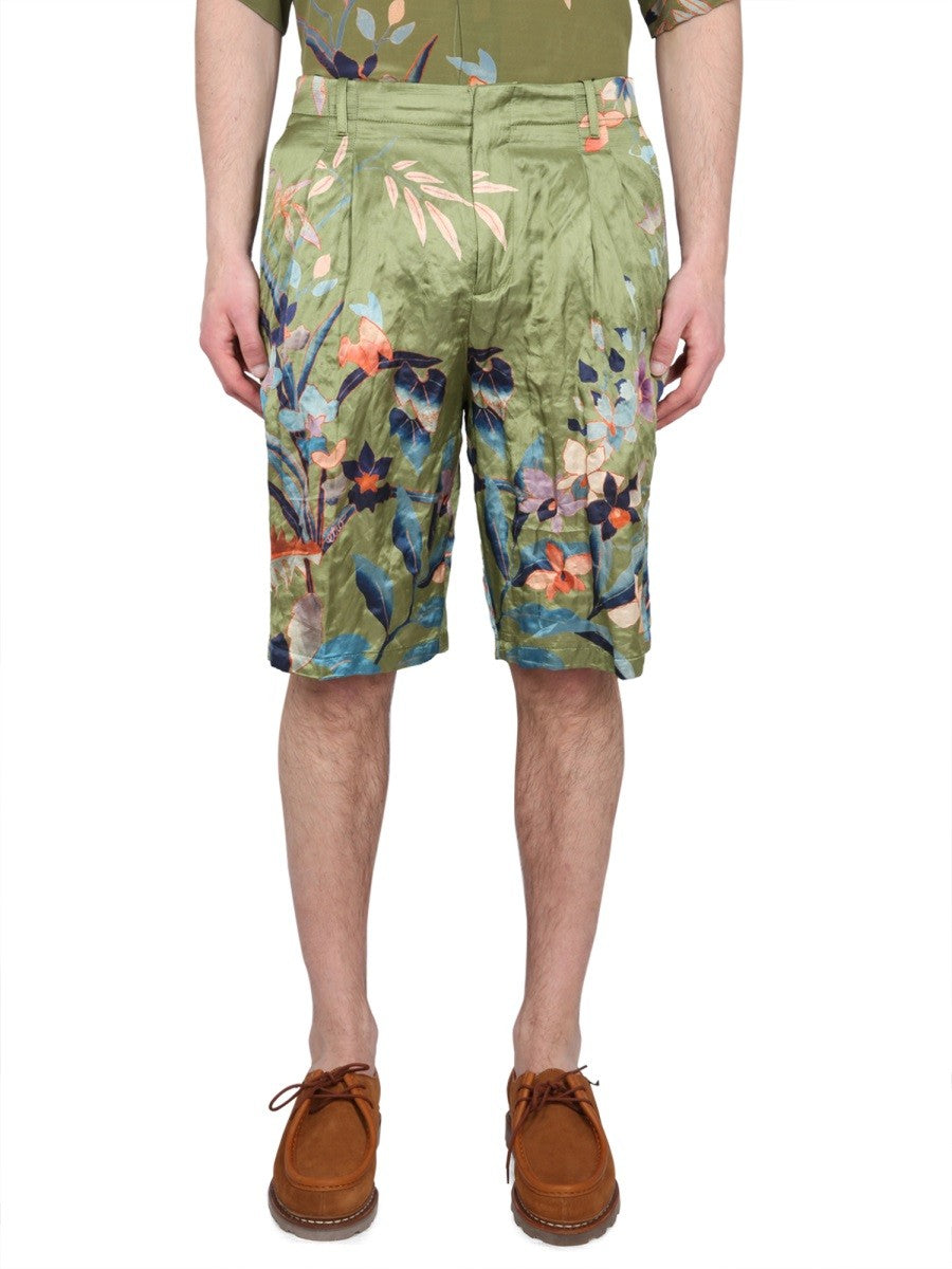 Etro - Man - Green - Shorts