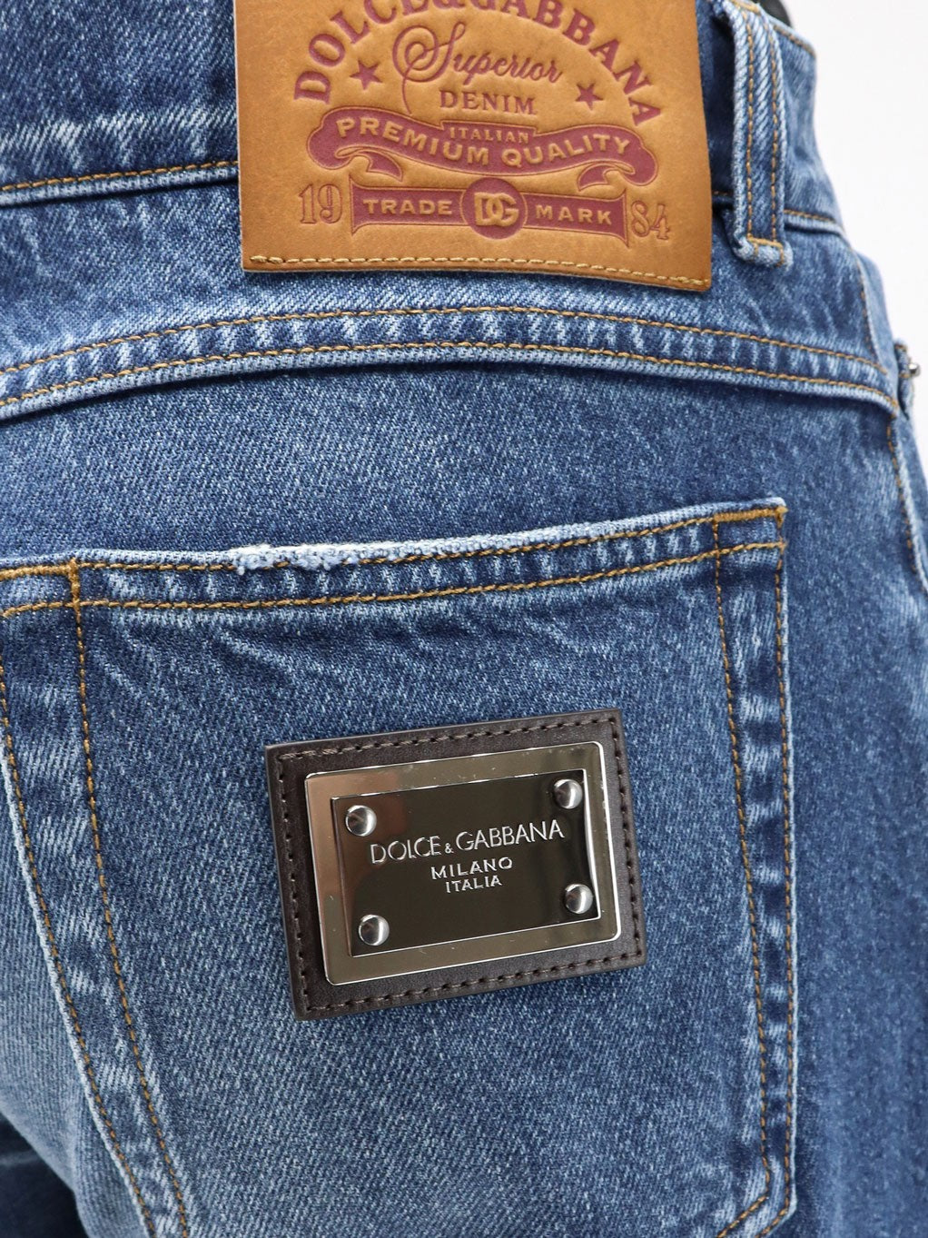 Dolce & Gabbana - Man - Blue - Pants