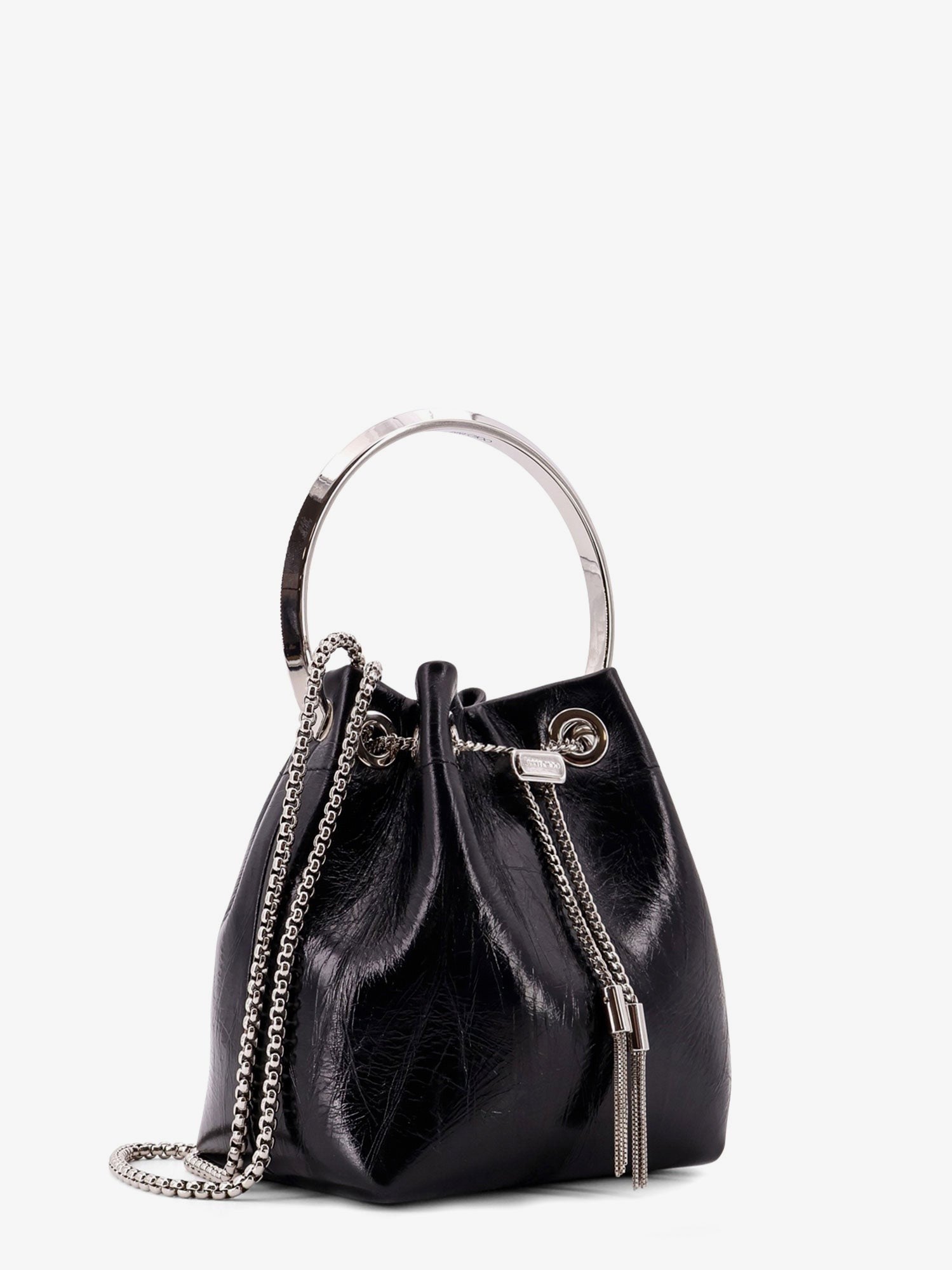 Jimmy Choo - Woman - Black/Silver - Bucket Bag