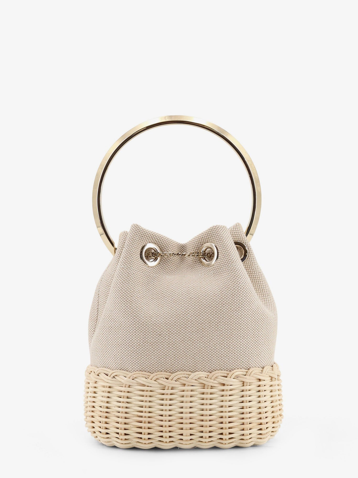 Jimmy Choo - Woman - Beige - Bucket Bag