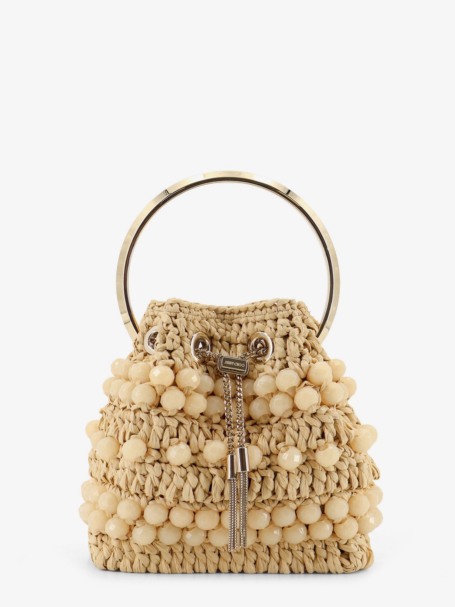 Jimmy Choo - Woman - Beige - Bucket Bag
