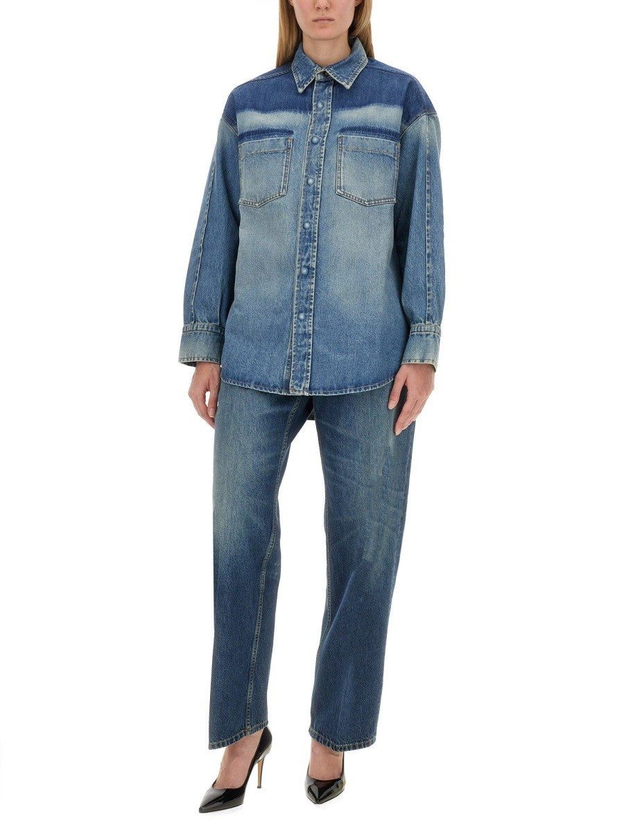 Victoria Beckham - Woman - Blue - Jeans