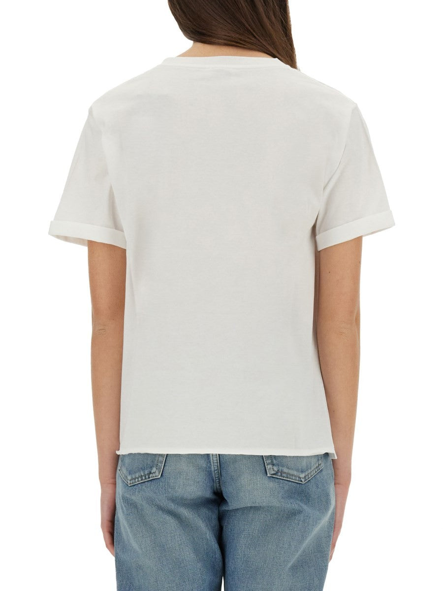 Saint Laurent - Woman - White - T-shirt