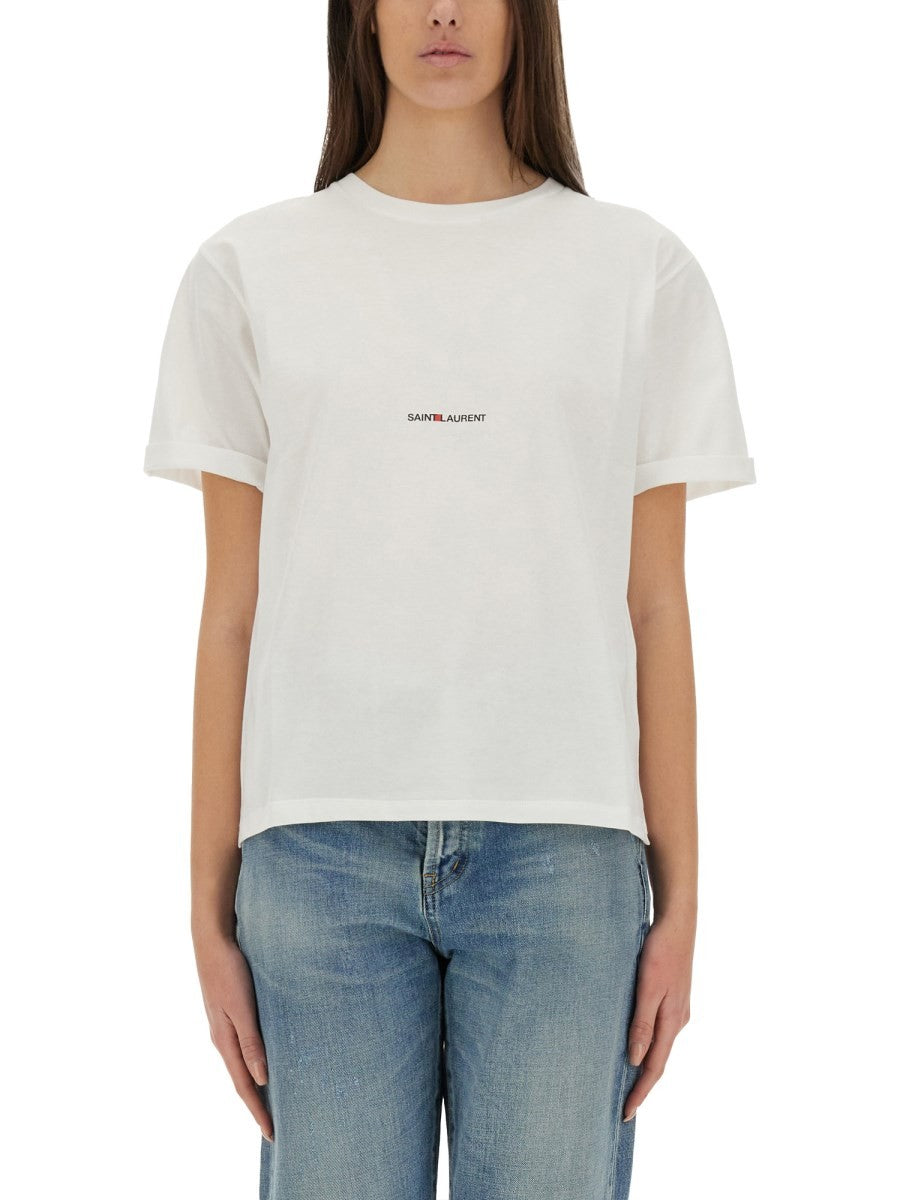 Saint Laurent - Woman - White - T-shirt