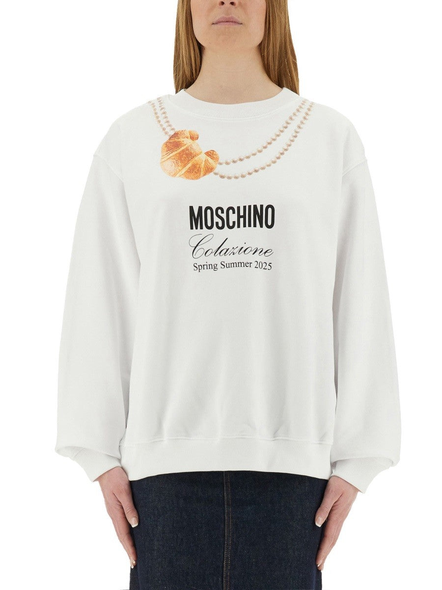 Moschino - Woman - White - Sweatshirt