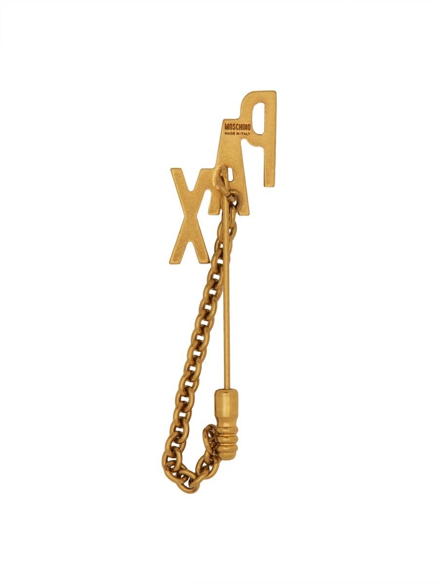 Moschino - Woman - Gold - Brooch