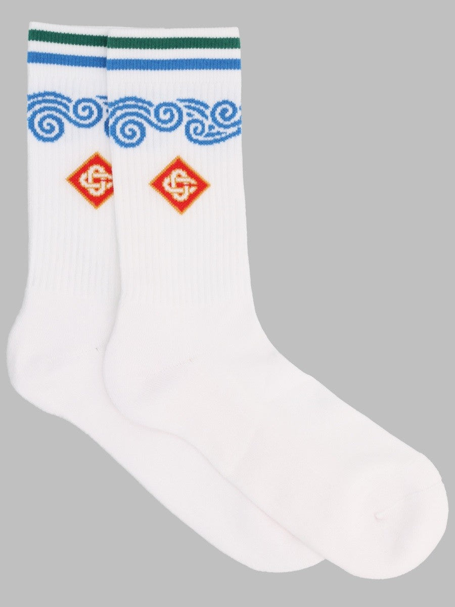 CASABLANCA - Man - White - Socks