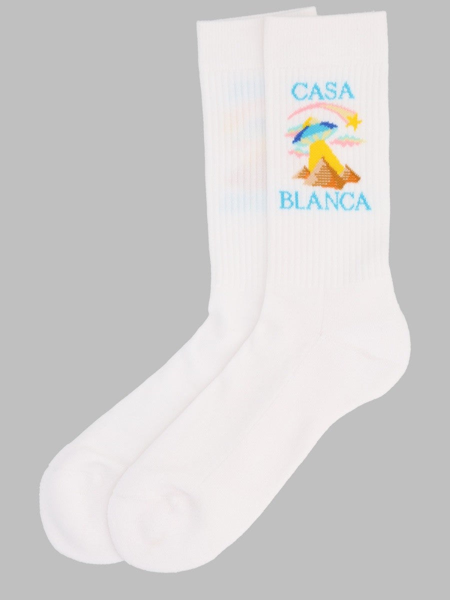 CASABLANCA - Man - White - Socks