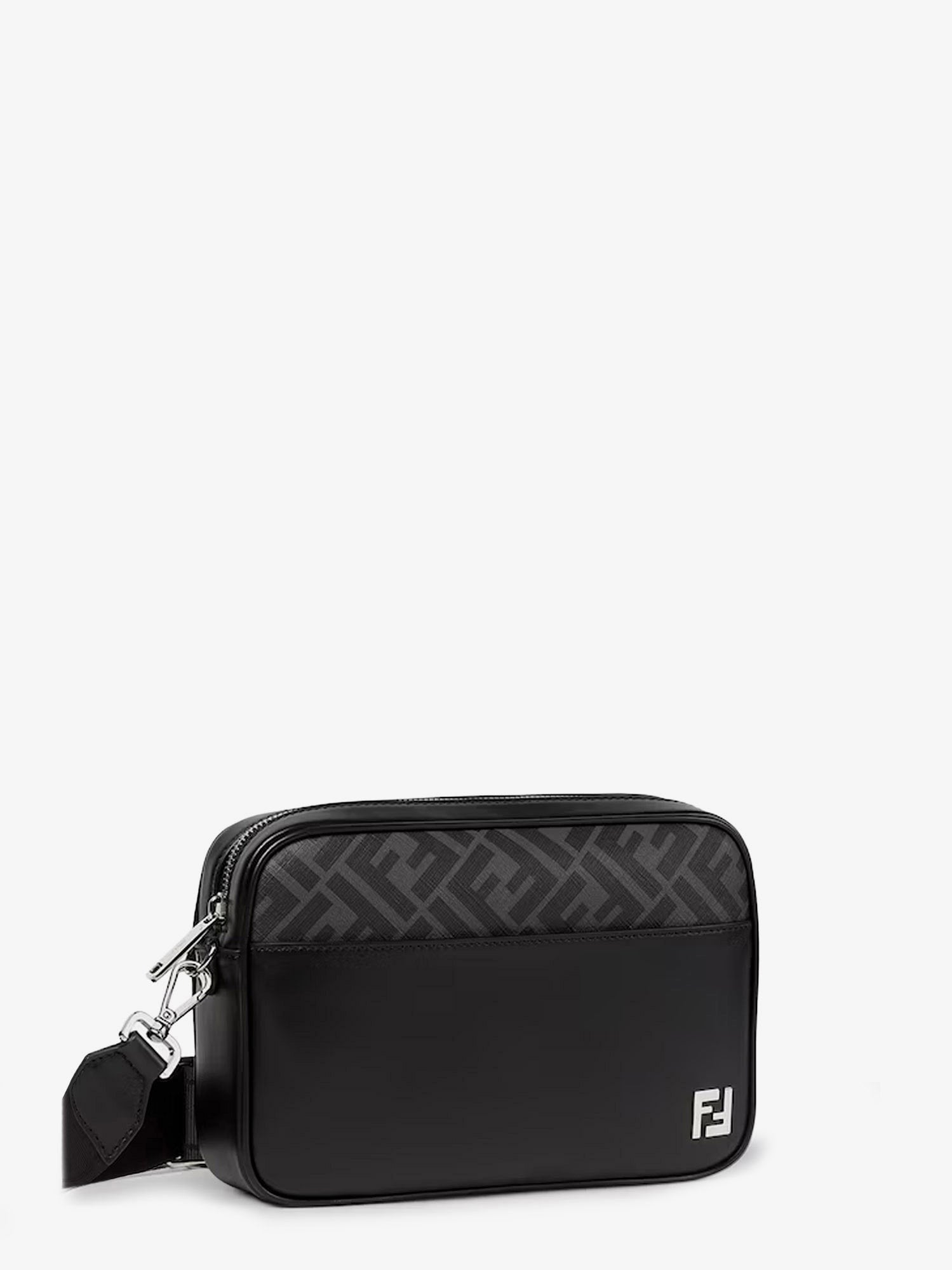 Fendi - Man - Nero+Palladio - Belt Bag