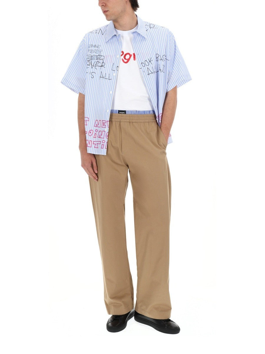 msgm - Man - Blue - Shirt