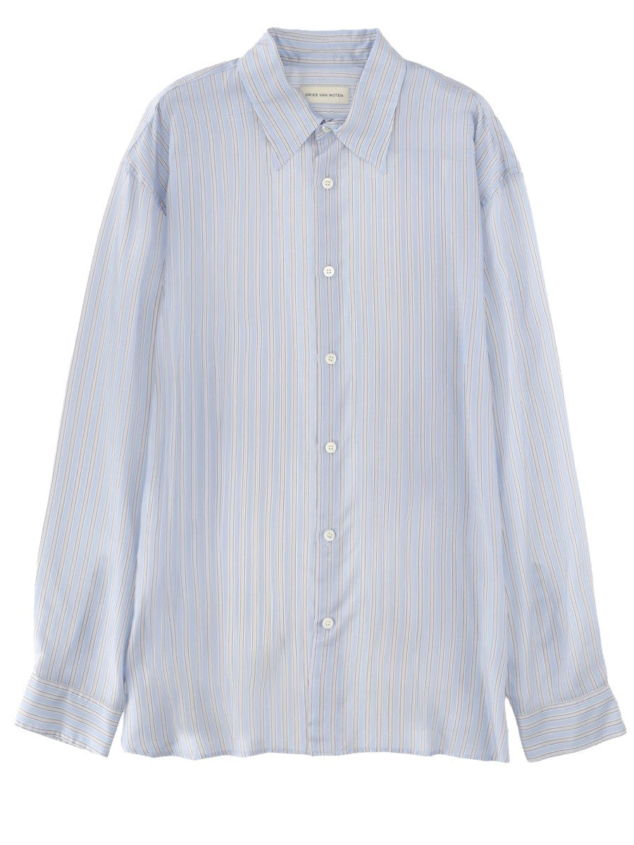 Dries Van Noten - Man - Blue - Shirt