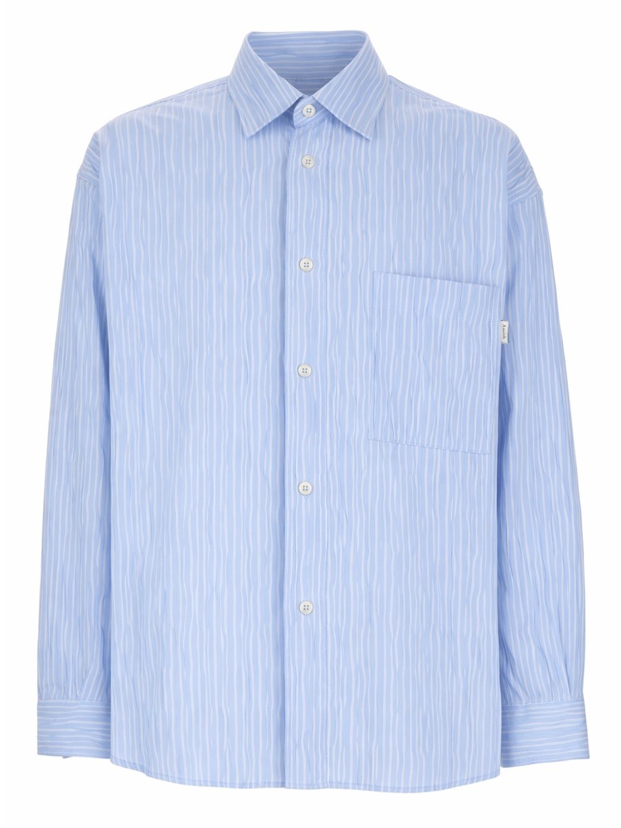 AMISH - Man - Blue - Shirt