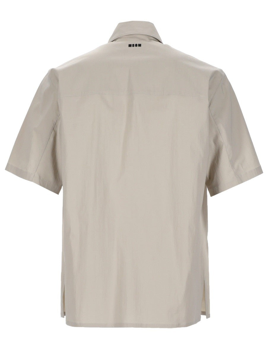 msgm - Man - Beige - Shirt