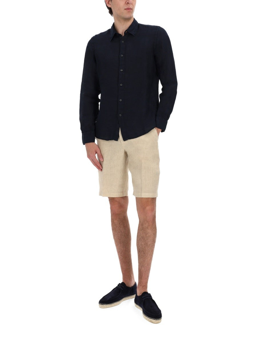 120% LINO - Man - Blue - Shirt