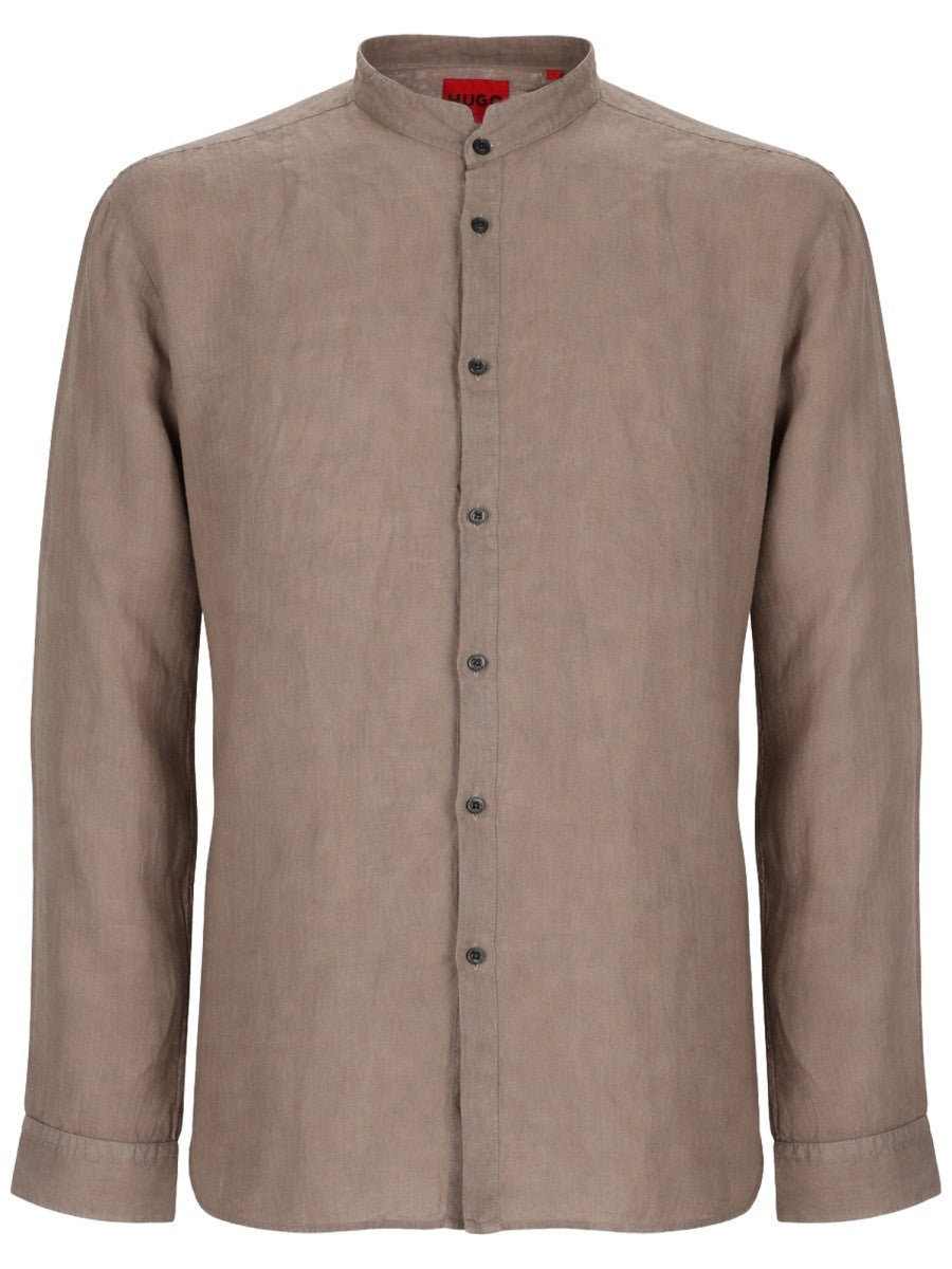 Hugo - Man - Brown - Shirt