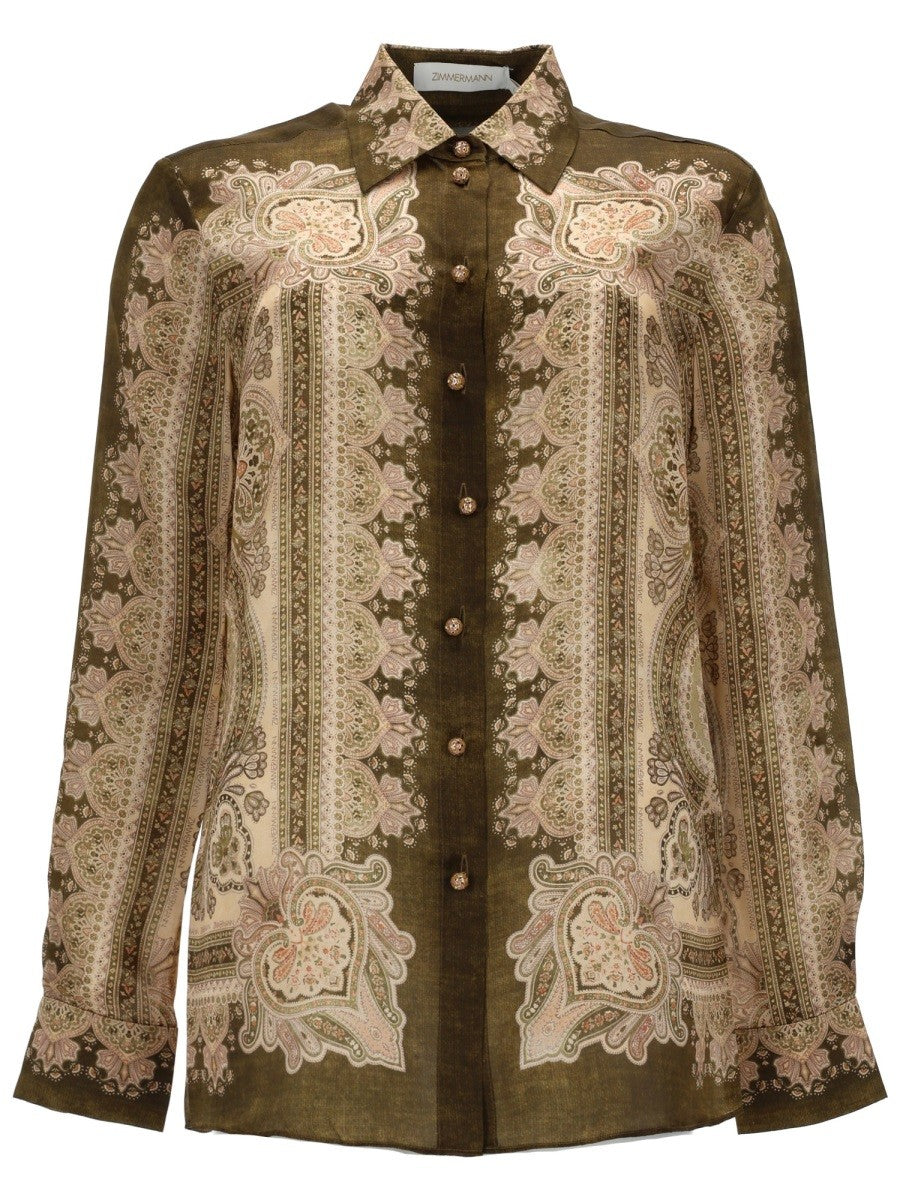 ZIMMERMANN - Woman - Green - Shirt
