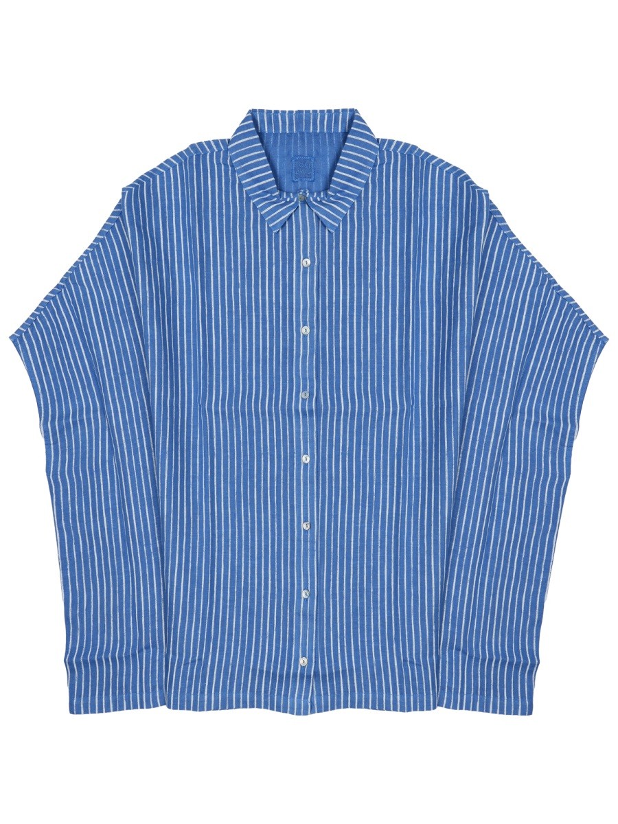 120% LINO - Woman - Blue - Shirt