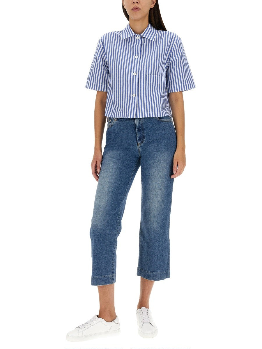 MARGARET HOWELL - Woman - Blue - Shirt