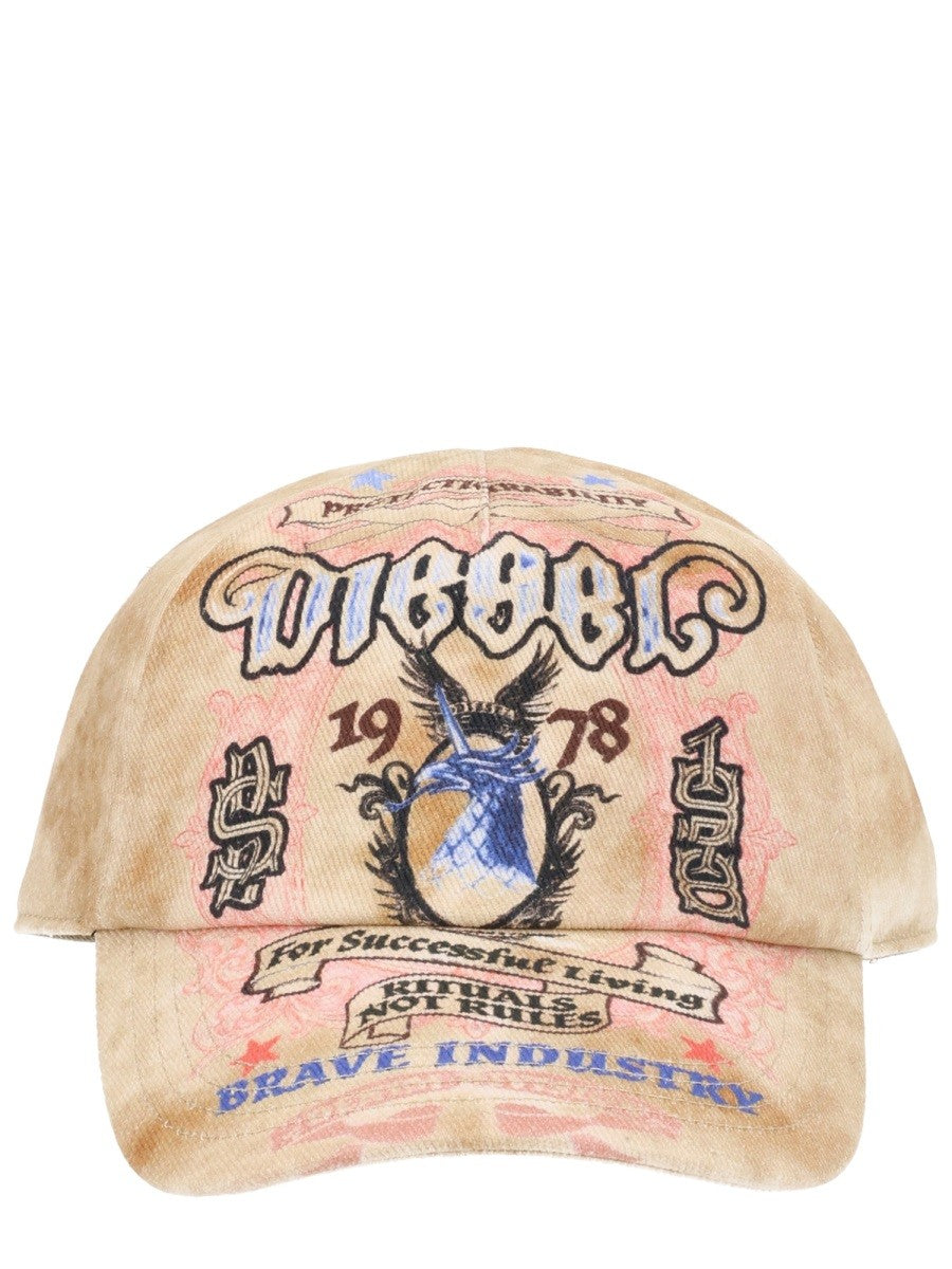 Diesel - Man - Beige - Hat